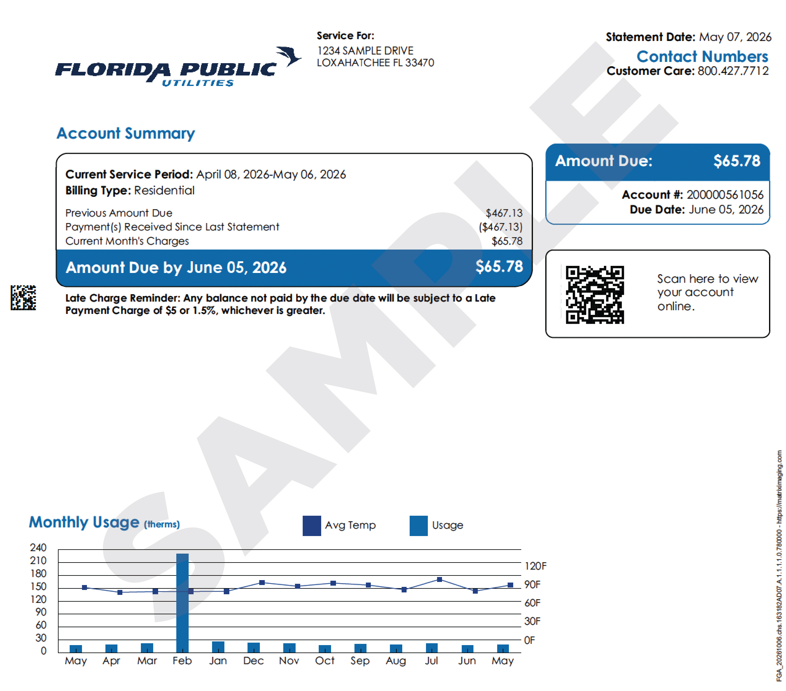 Sample Bill