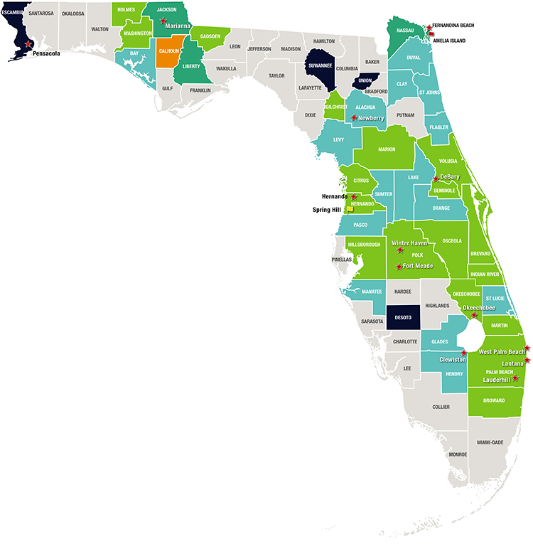 Service Area Florida Public Utilities