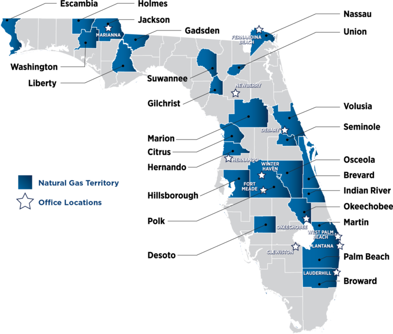 Service Areas - Florida Public Utilities